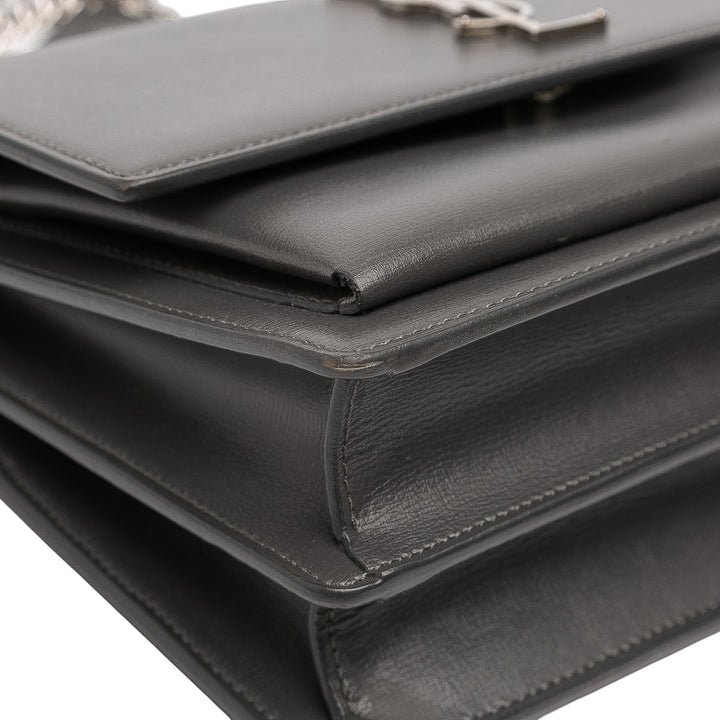 Saint Laurent Medium Cuir Monogram Sunset Sac porté croisé