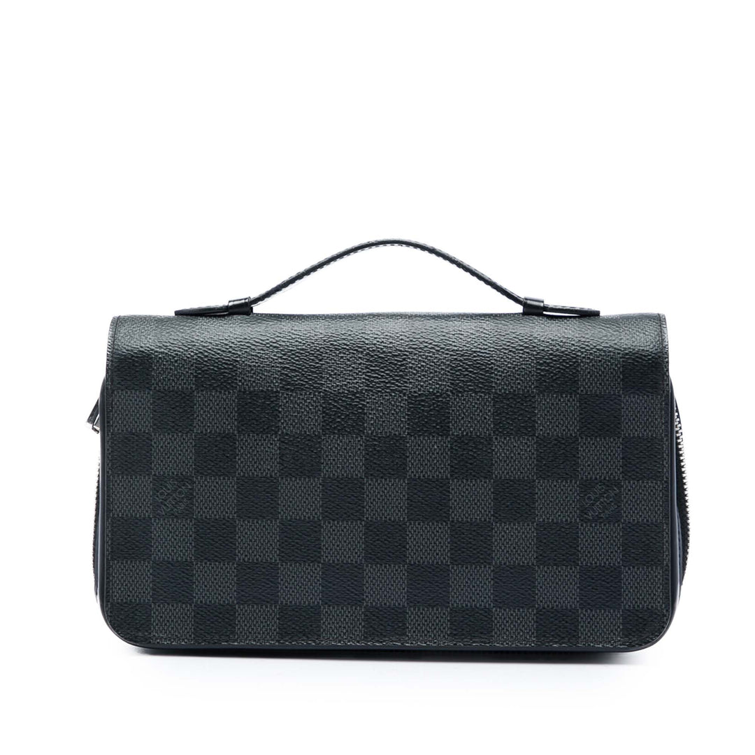 Louis Vuitton Zippy Portefeuille XL Damier Graphite Noir – vue principale – GABY PARIS