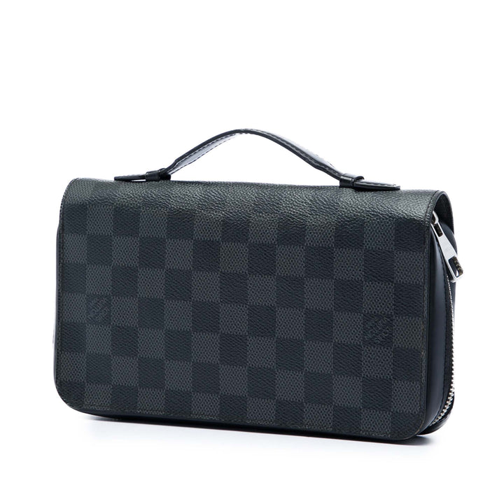 Louis Vuitton Zippy Portefeuille XL Damier Graphite Noir – vue 2 – GABY PARIS