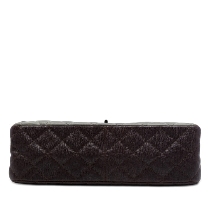 Chanel Bicolor Caviar et Iridescent Cuir de veau Reissue 2.55 Double rabat 226