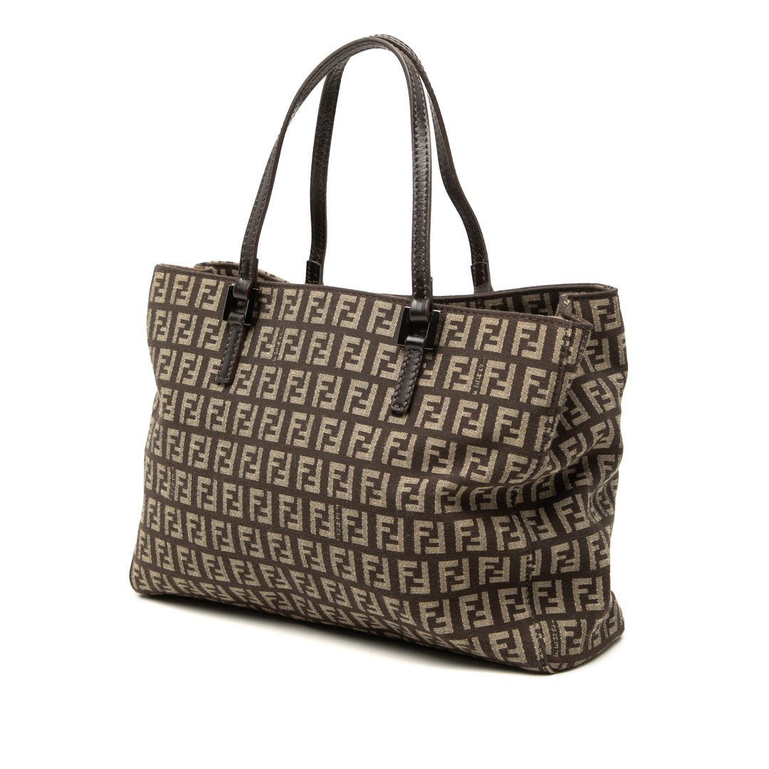 Fendi Small Zucchino Toile Cabas