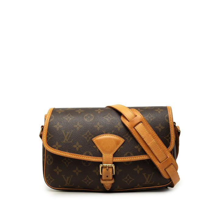 Louis Vuitton Sac bandoulière Sologne Monogram Marron – vue principale – GABY PARIS