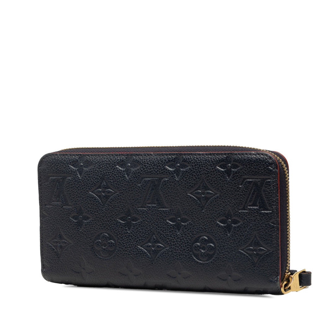 Zippy Portefeuille long Monogram Empreinte Bleu