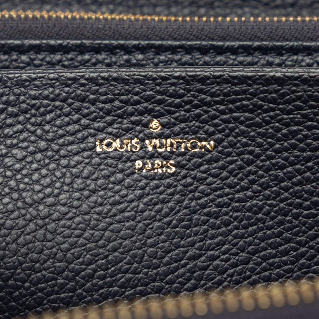 Zippy Portefeuille long Monogram Empreinte Bleu
