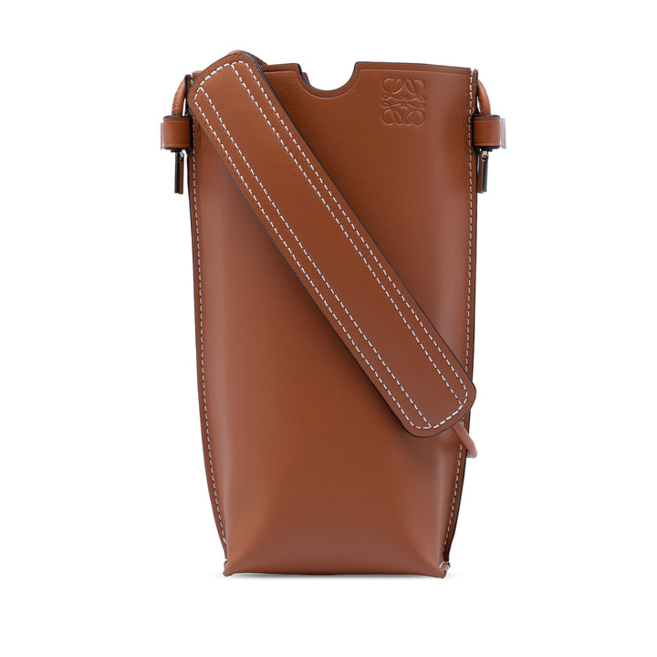 LOEWE Smooth Cuir de veau Anagram Phone Pochette
