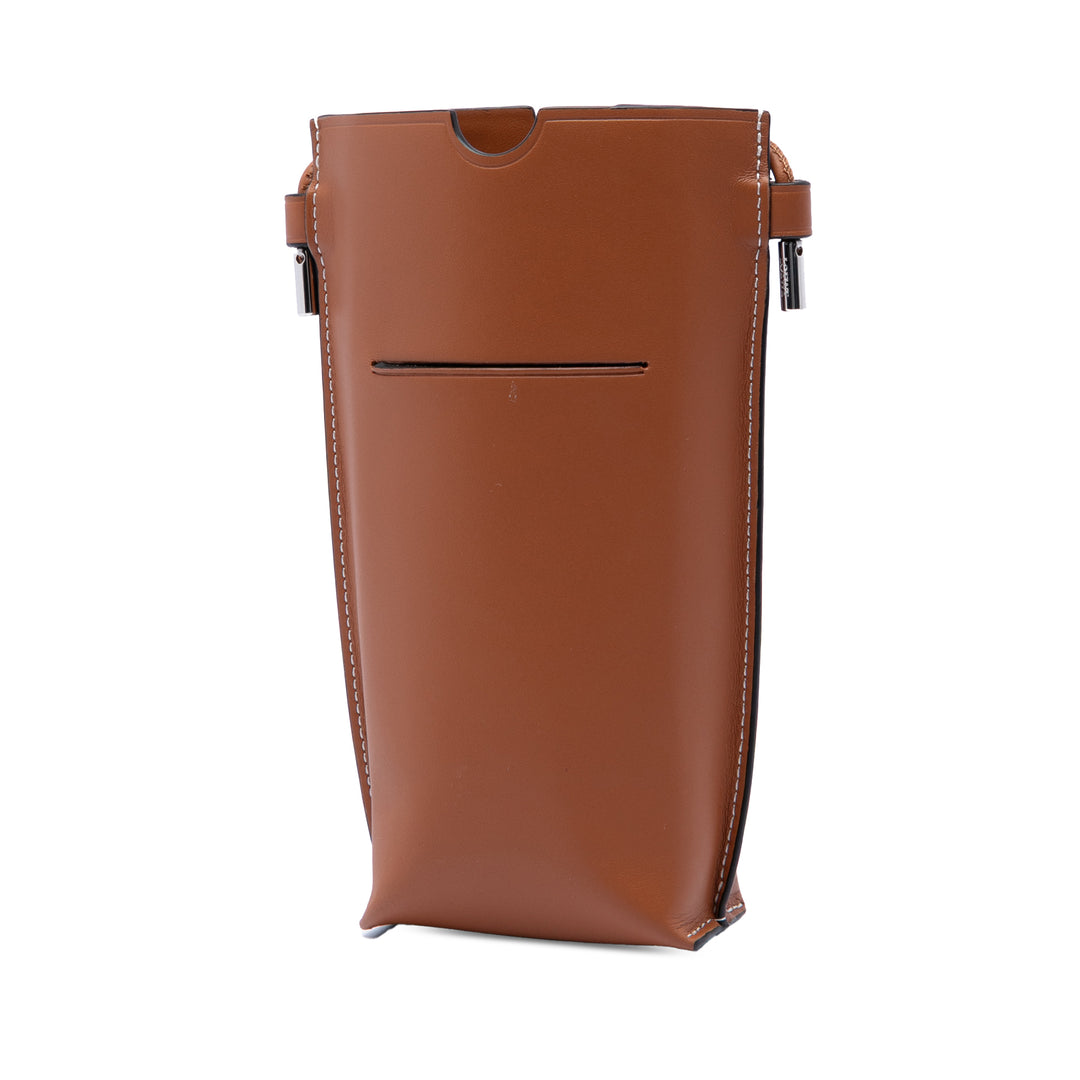 LOEWE Smooth Cuir de veau Anagram Phone Pochette