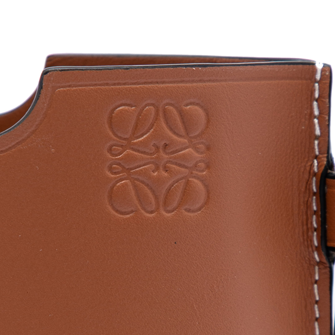 LOEWE Smooth Cuir de veau Anagram Phone Pochette