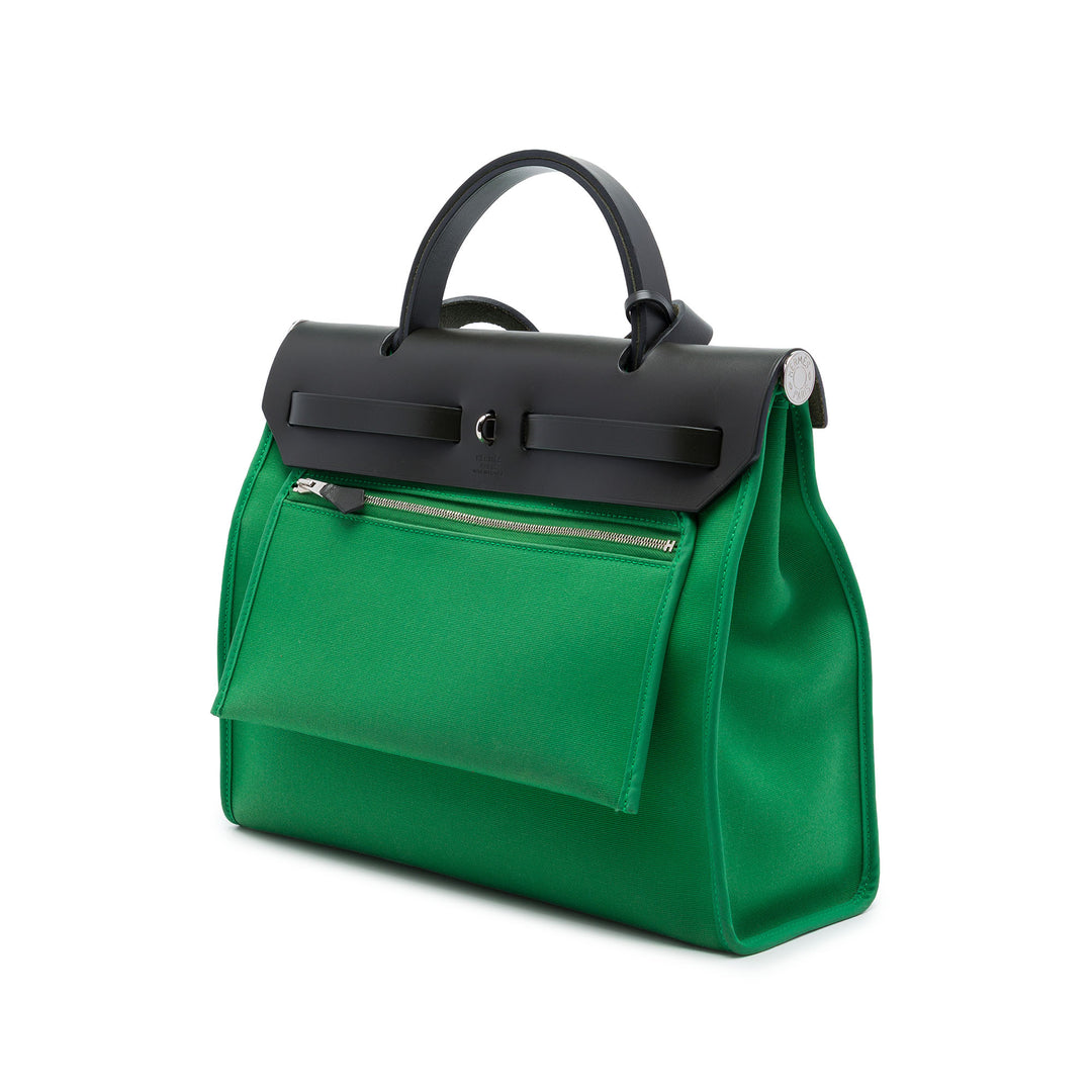 Hermès Sac à main Herbag Zippé 31 Noir – vue 2 – GABY PARIS