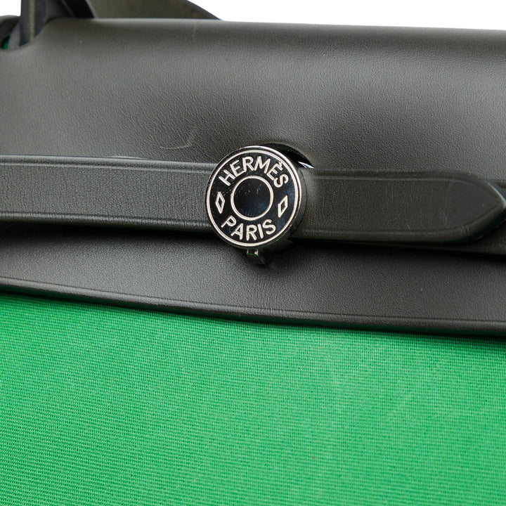 Hermès Sac à main Herbag Zippé 31 Noir – vue 5 – GABY PARIS