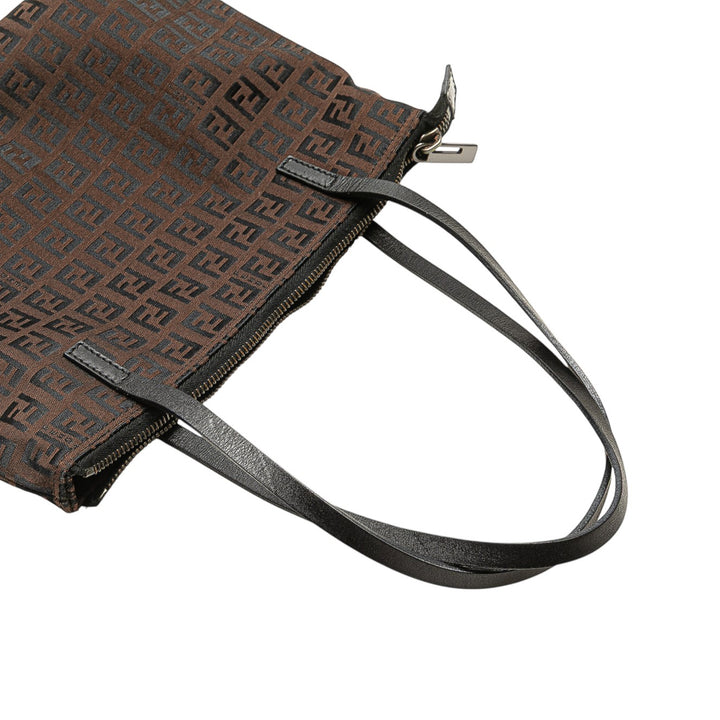 Fendi Cabas Zucchino Marron – vue 10 – GABY PARIS