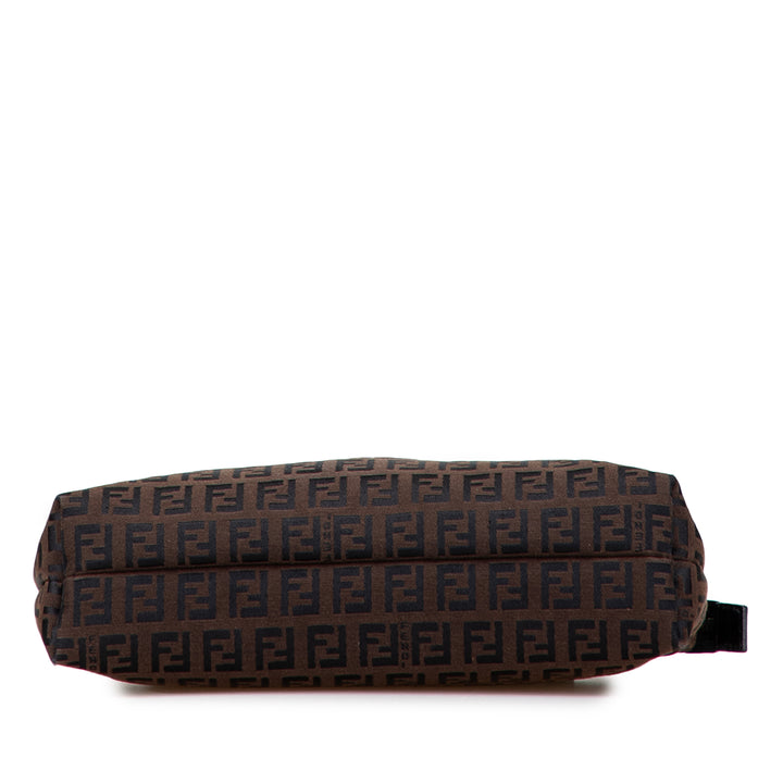 Fendi Cabas Zucchino Marron – vue 3 – GABY PARIS