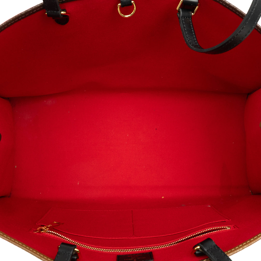 Louis Vuitton Giant OnTheGo GM Monogram Reverse Marron – vue 4 – GABY PARIS