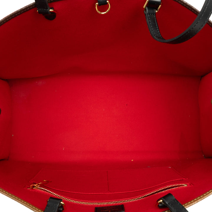 Louis Vuitton Giant OnTheGo GM Monogram Reverse Marron – vue 4 – GABY PARIS