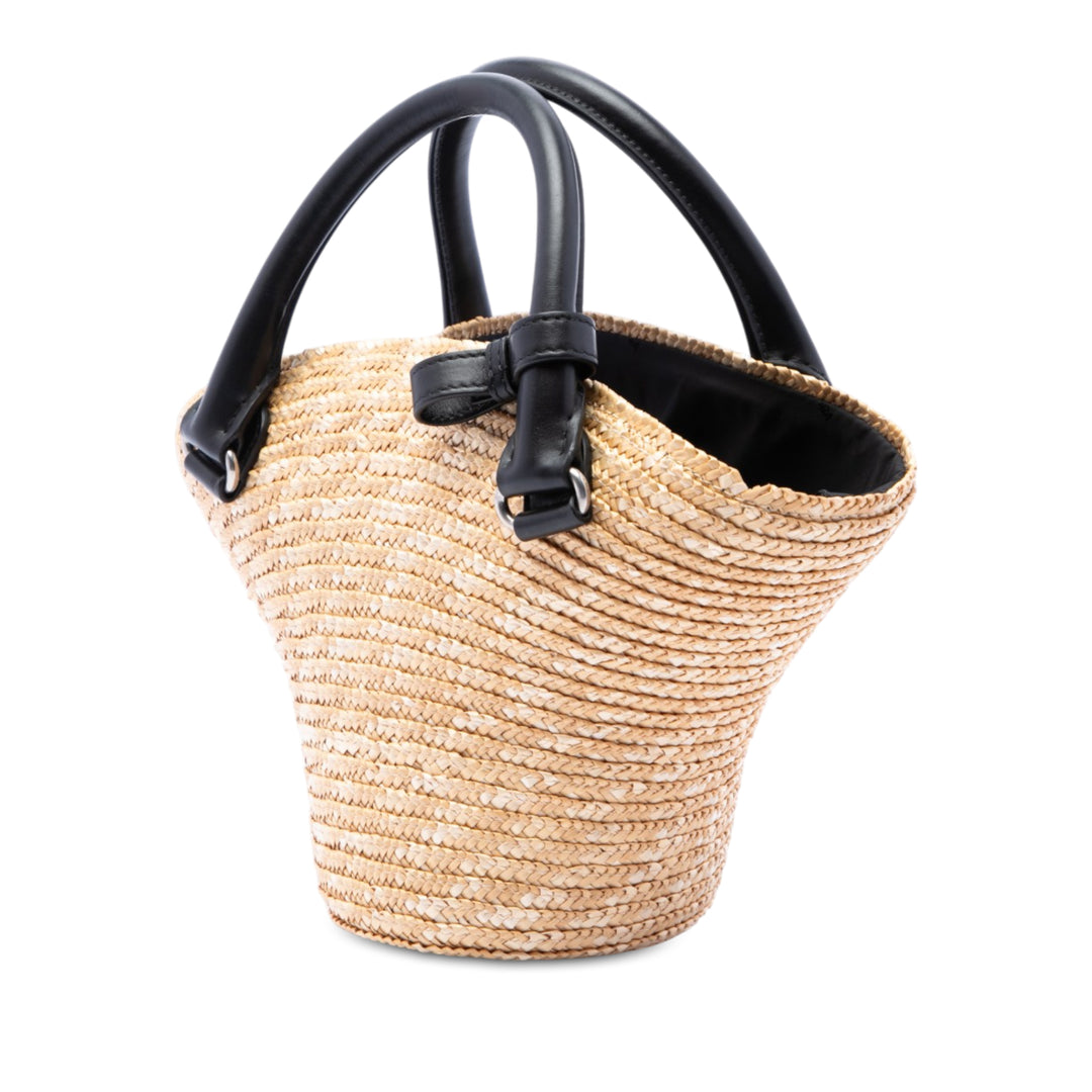 Beach Basket Cabas Mini Beige