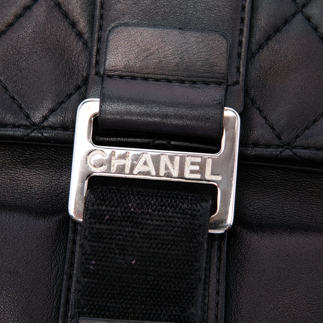 Chanel Matelassé Cuir d’agneau Grip Pochette