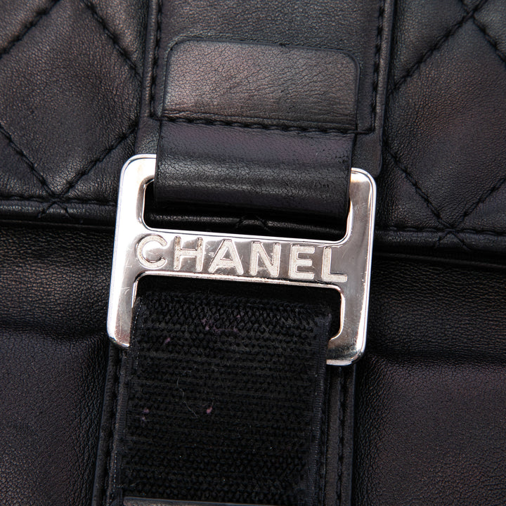 Chanel Matelassé Cuir d’agneau Grip Pochette