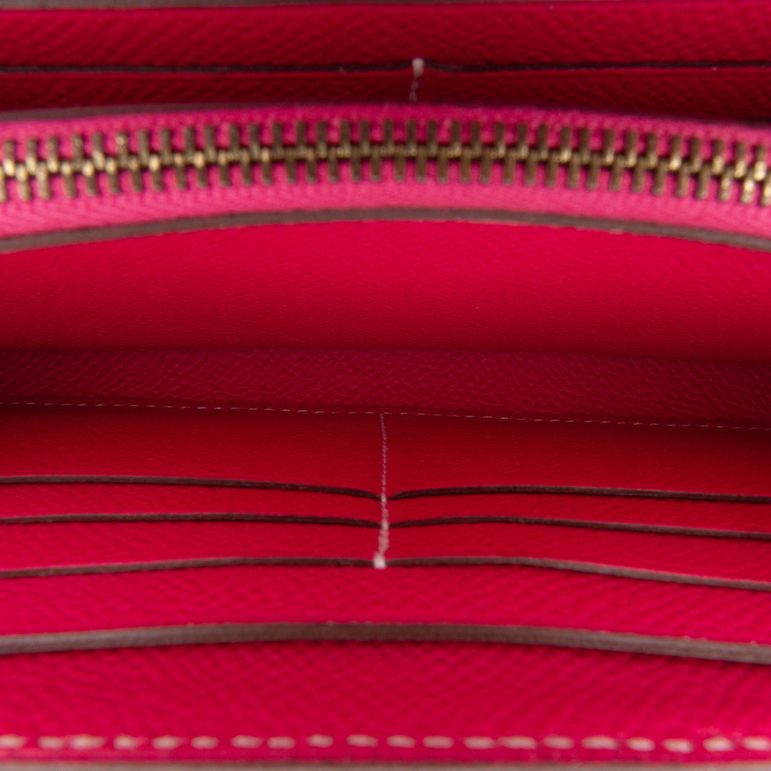 Epsom Kelly Longue Wallet Pink - Gaby Paris
