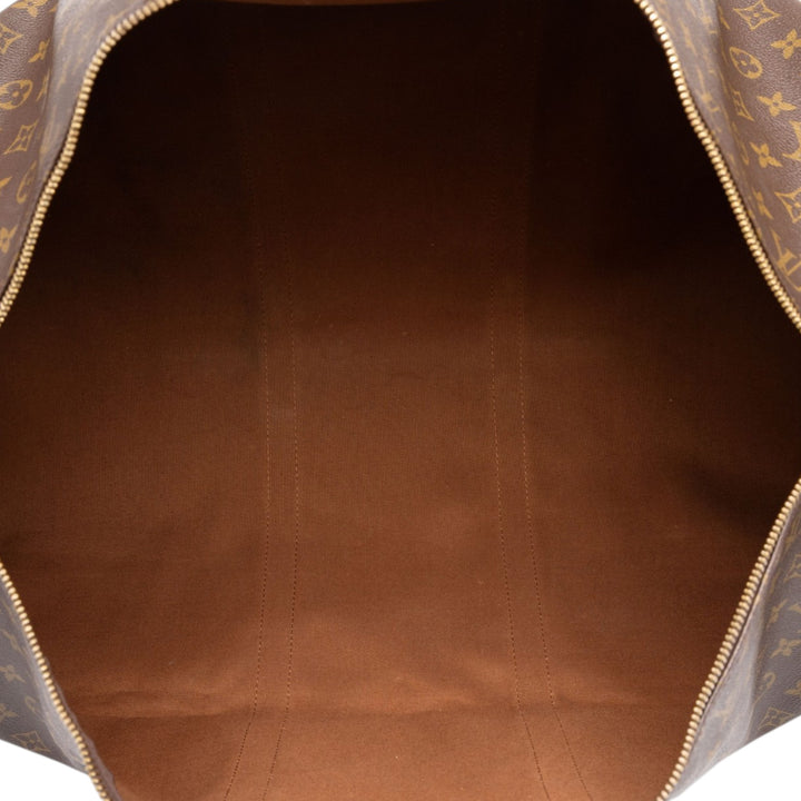 Louis Vuitton Sac de voyage Keepall 60 Monogram Marron – vue 4 – GABY PARIS