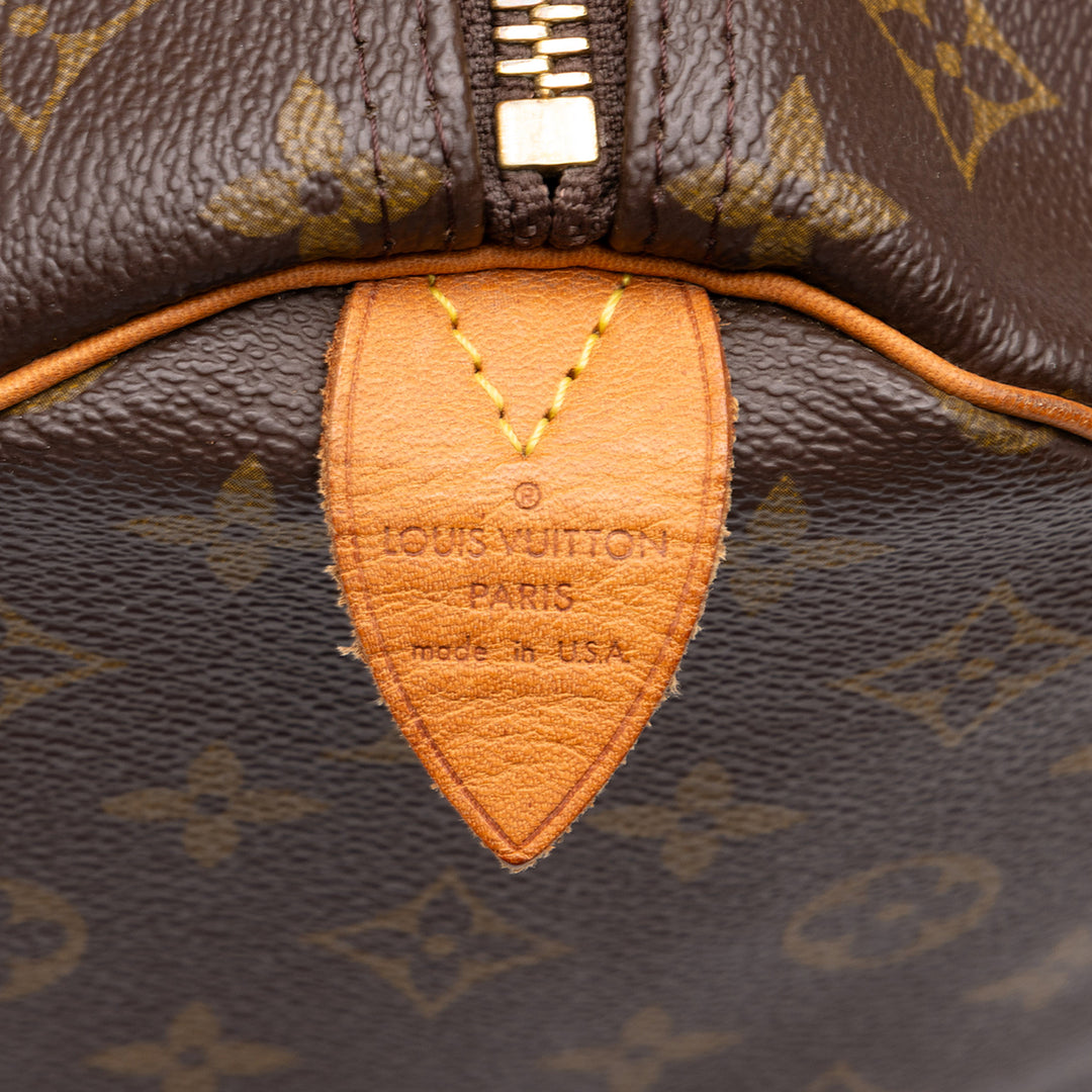 Louis Vuitton Sac de voyage Keepall 60 Monogram Marron – vue 5 – GABY PARIS