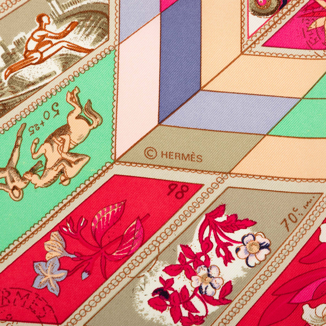 Correspondance Foulard 90 Marron