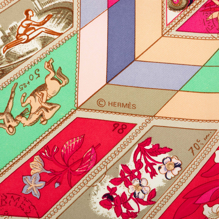Correspondance Foulard 90 Marron