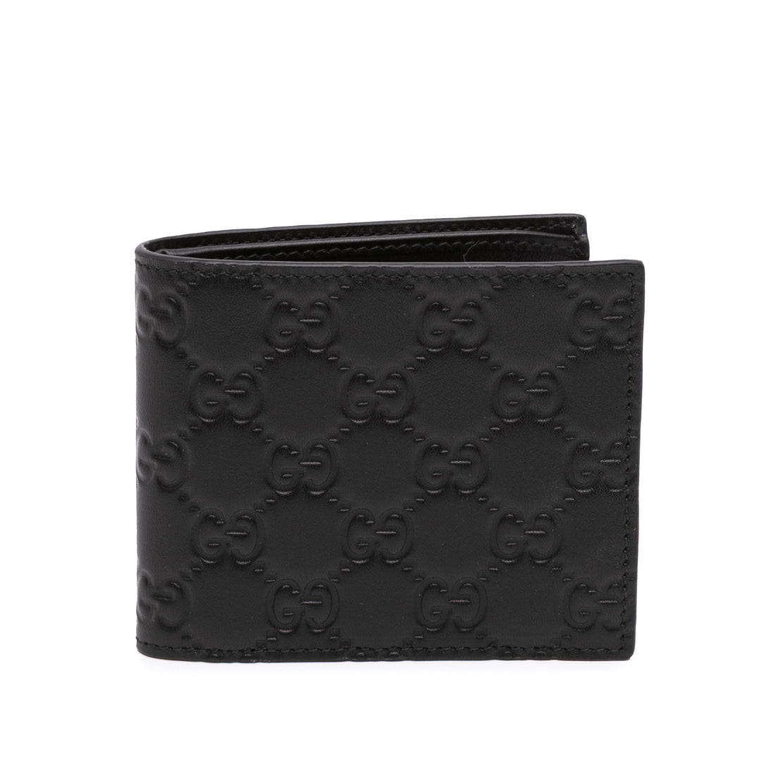 Guccissima Deux volets Portefeuille Noir
