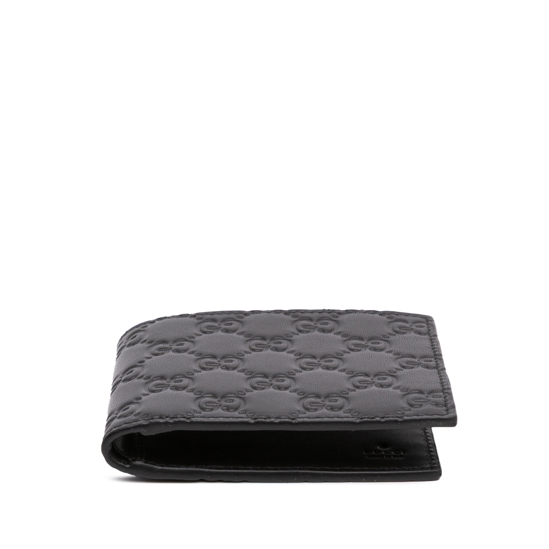 Guccissima Deux volets Portefeuille Noir