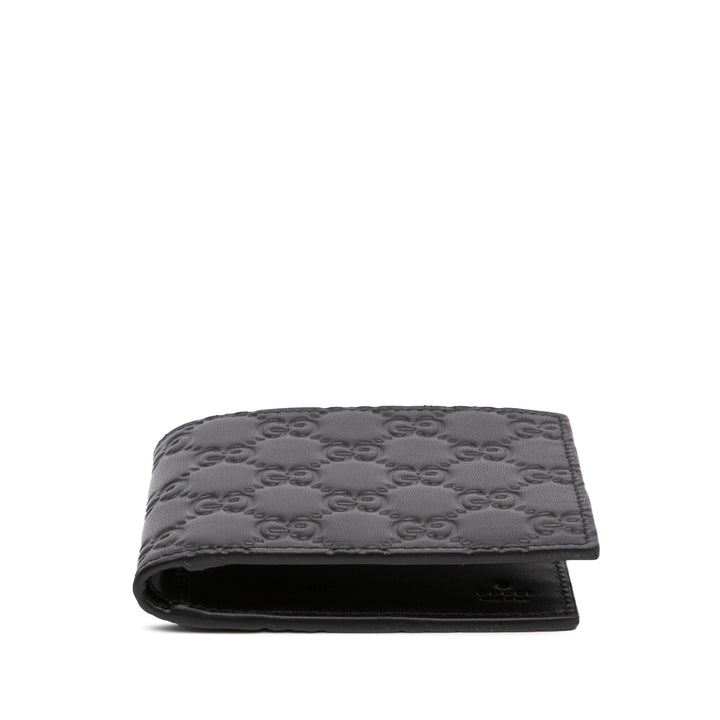 Guccissima Deux volets Portefeuille Noir