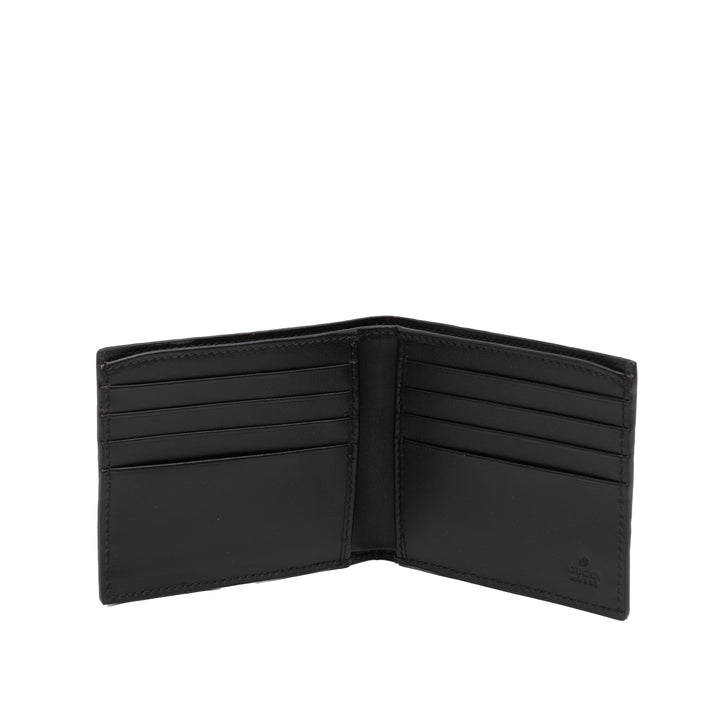 Guccissima Deux volets Portefeuille Noir