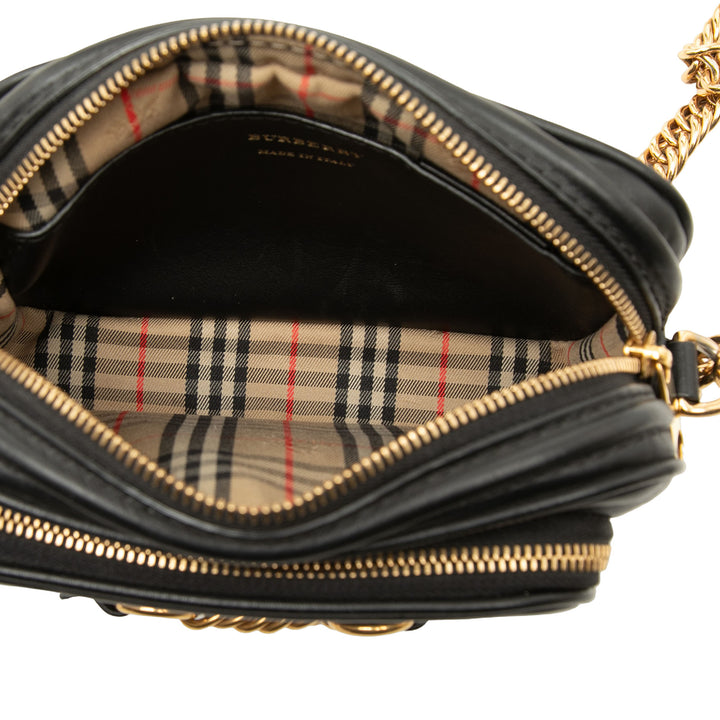 Burberry Sac caméra Link Cuir de veau Noir – vue 4 – GABY PARIS