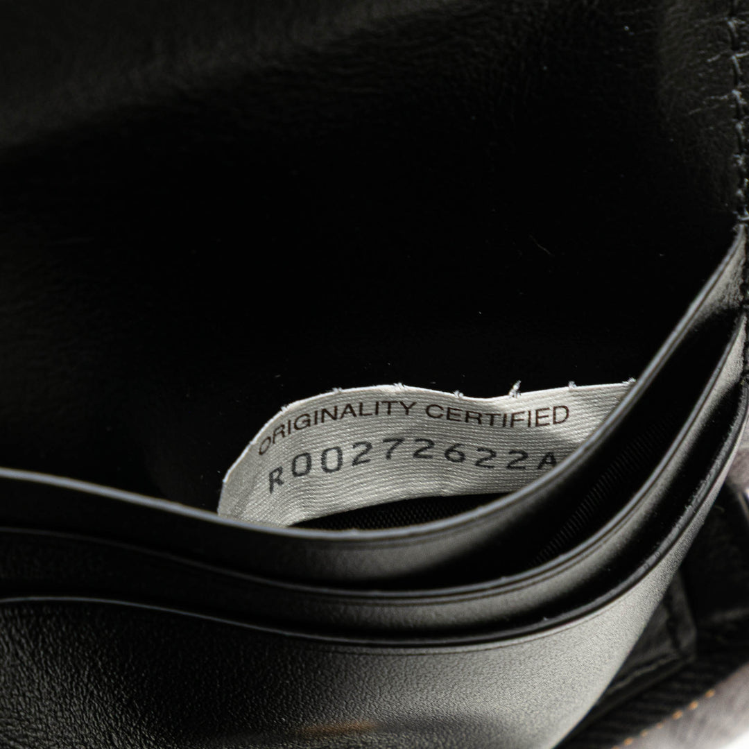 Bottega Veneta Cuir d’agneau Maxi Intreccio Cassette Bifold Zip Portefeuille