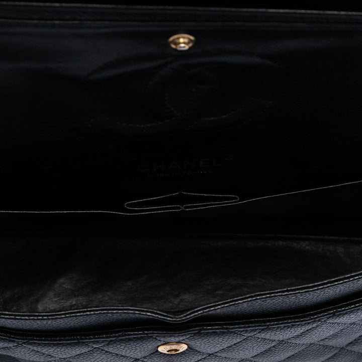Chanel Medium Classic Caviar Double rabat