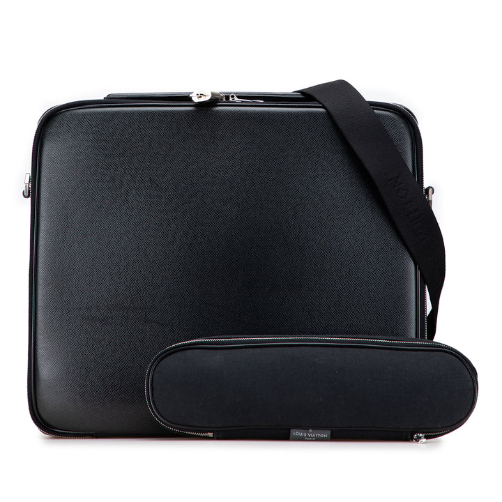 Louis Vuitton Taiga Porte Ordinateur Odessa Noir