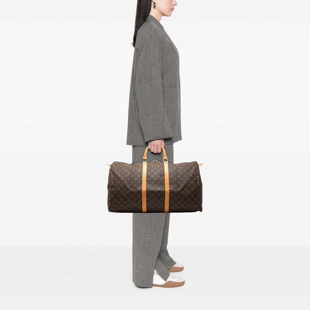 Keepall 55 Monogram Marron