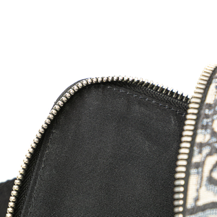 Oblique Canvas Safari Crossbody Blue - Gaby Paris