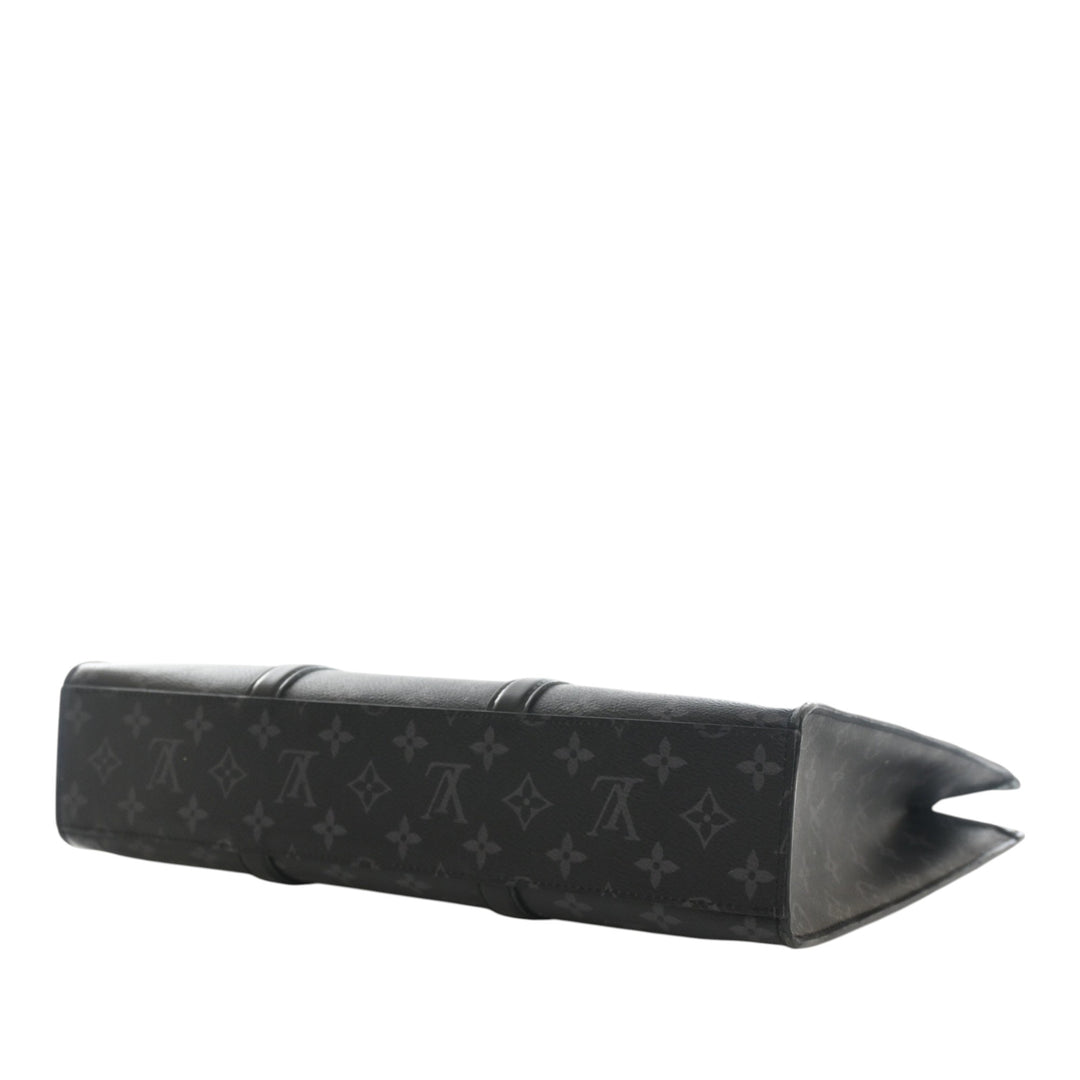 Louis Vuitton Sac Plat Horizontal Zipper Toile Monogram Eclipse