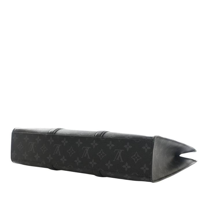 Louis Vuitton Sac Plat Horizontal Zipper Toile Monogram Eclipse