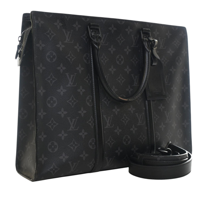 Louis Vuitton Sac Plat Horizontal Zipper Toile Monogram Eclipse