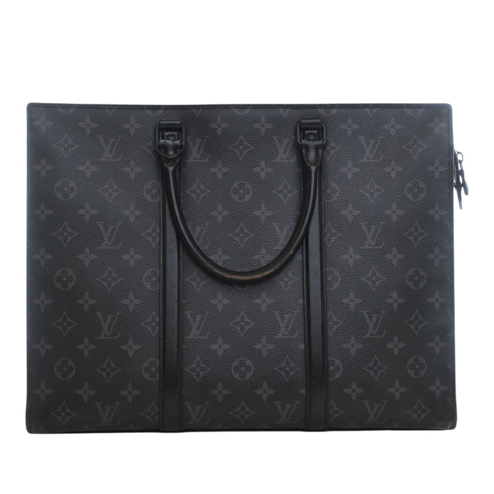 Louis Vuitton Sac Plat Horizontal Zipper Toile Monogram Eclipse