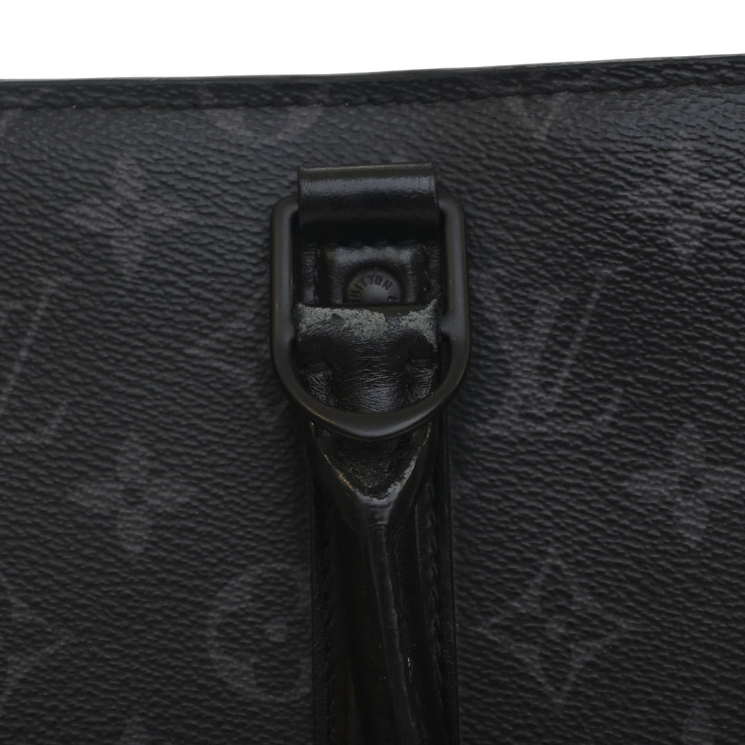 Louis Vuitton Sac Plat Horizontal Zipper Toile Monogram Eclipse