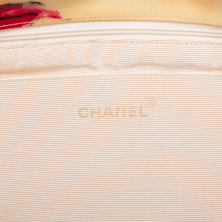 Chanel CC Coated Toile Kisses et Lips Print Cabas