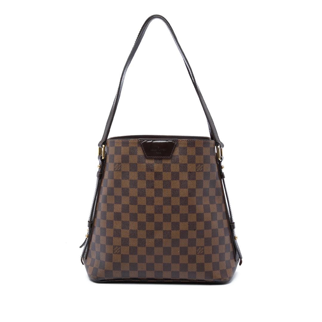 Louis Vuitton Cabas Rivington Damier Ébène Marron – vue principale – GABY PARIS