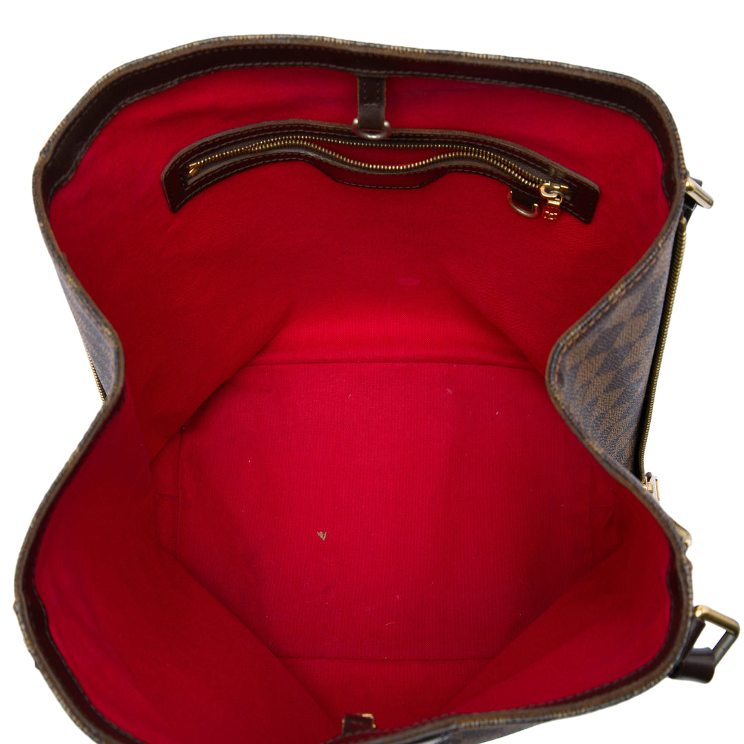 Louis Vuitton Cabas Rivington Damier Ébène Marron – vue 4 – GABY PARIS