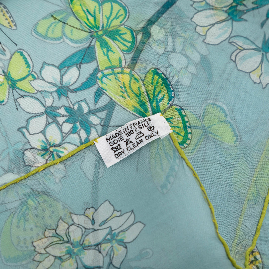 Hermès Vol Amoureux des Azures Soie Foulard 90