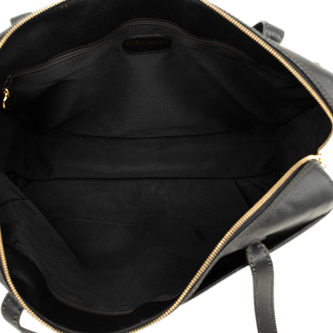 Chanel Sac Cuir de veau Noir – vue 4 – GABY PARIS