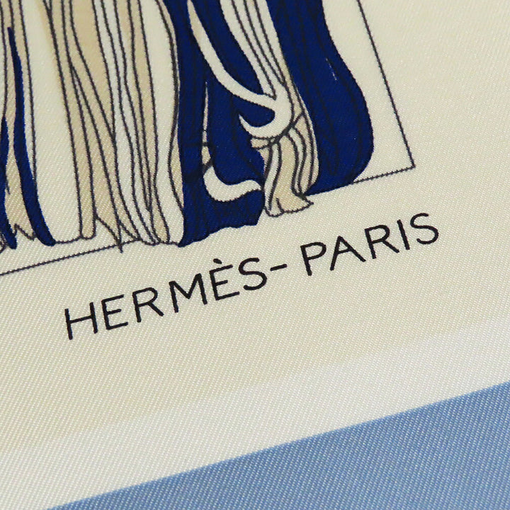 Passementerie Quadri Foulard 90 Bleu