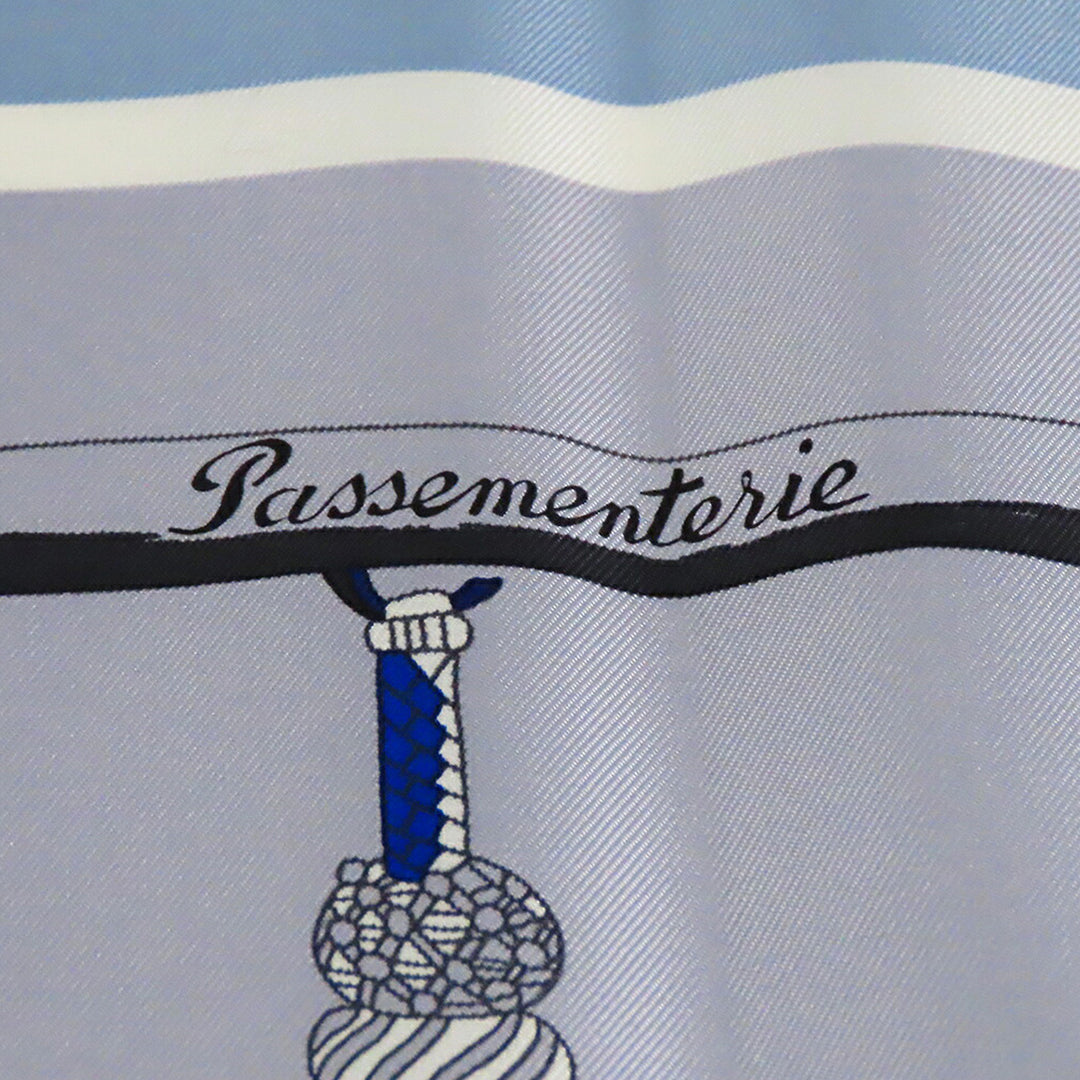 Passementerie Quadri Foulard 90 Bleu