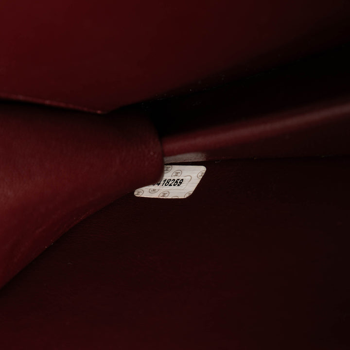 Chanel Medium CC Matelassé Cuir d’agneau Simple rabat