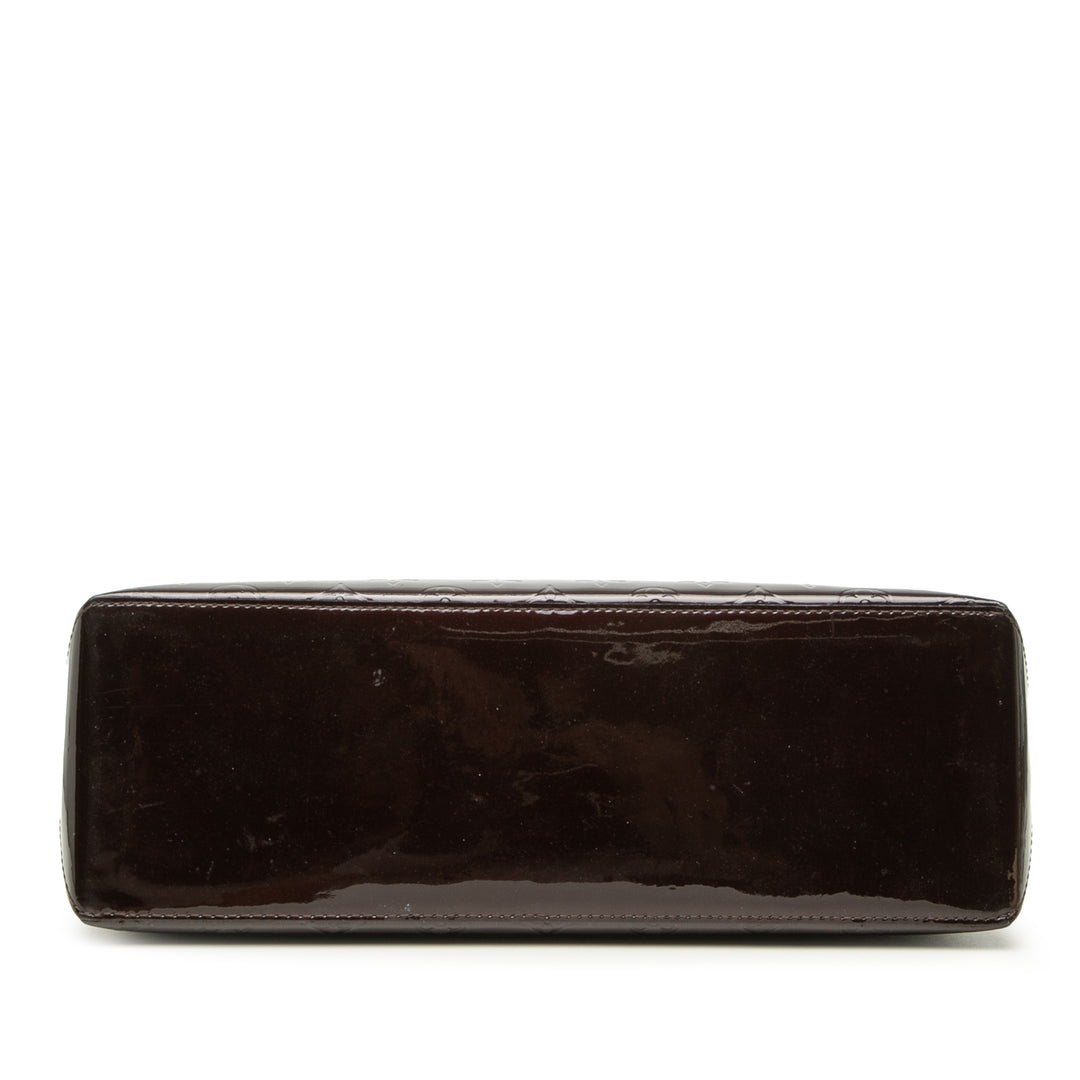 Wilshire MM Cuir verni Monogram Violet