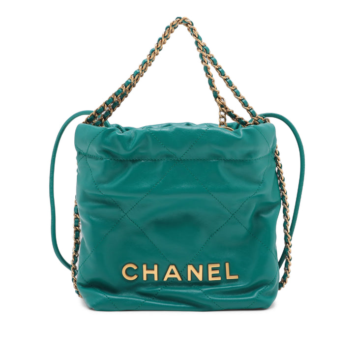 Chanel Mini brillant Cuir de veau 22 Sac à main
